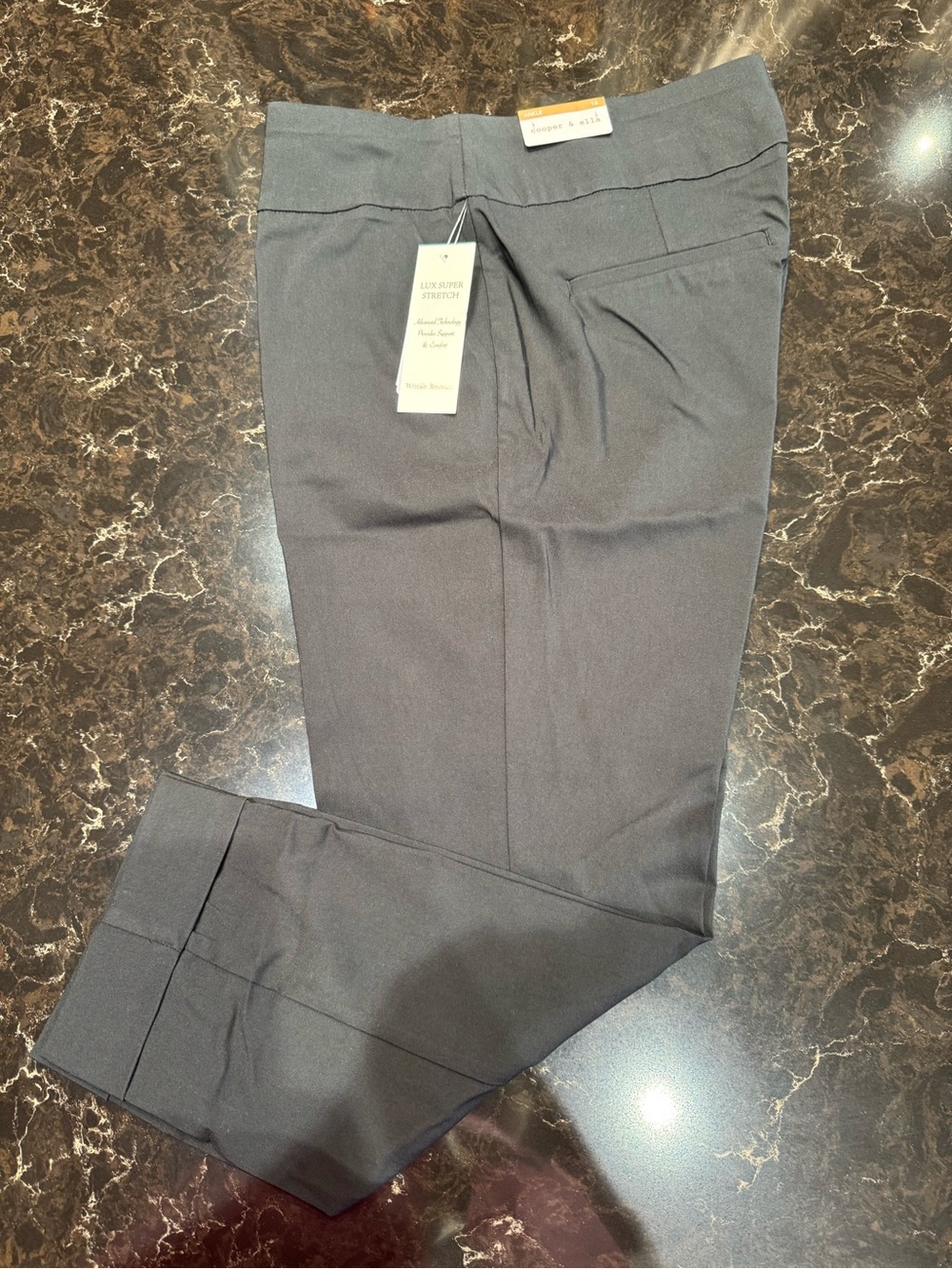 Cooper & Ella Black Stretch Tailored Pants